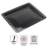 UNIQDEALZ 455x370x46 mm Extra Tiefes Backblech Fettpfanne emailliert passend für BSH-Gruppe 662999 – 00662999, 434038 kompatibel Bosch Siemens Neff Constructa Balay NEFF Gorenje