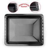 UNIQDEALZ 455x370x46 mm Extra Tiefes Backblech Fettpfanne emailliert passend für BSH-Gruppe 662999 – 00662999, 434038 kompatibel Bosch Siemens Neff Constructa Balay NEFF Gorenje