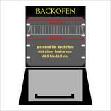 Backrost 445x340x25 mm UNIQ DEALZ  Backgitter/ Ofengitter verchromt passend für Whirlpool Gruppe Bauknecht Whirlpool Ignis Ikea Algor  Herstellerteile-Nr.  481245819334